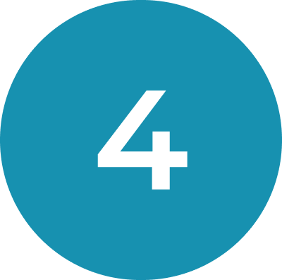 Number 4 in a blue circle