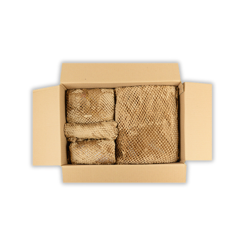 Eco-friendly honeycomb paper wrap used for safe and plastic-free packaging by Femi9 Energy