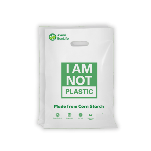 Compostable cornstarch-based shipping cover, eco-friendly alternative to plastic packaging by Femi9 Energy