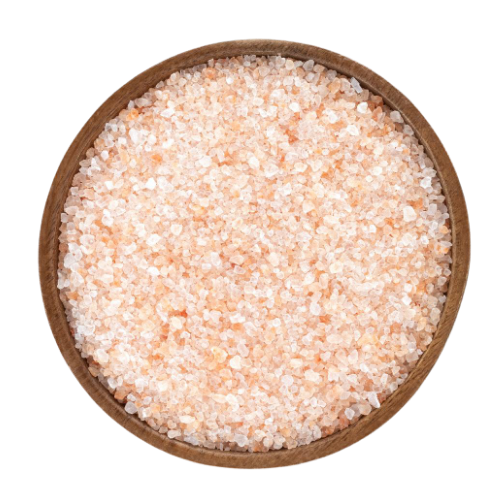 Pink salt to support hydration, minerals, and hormone balance