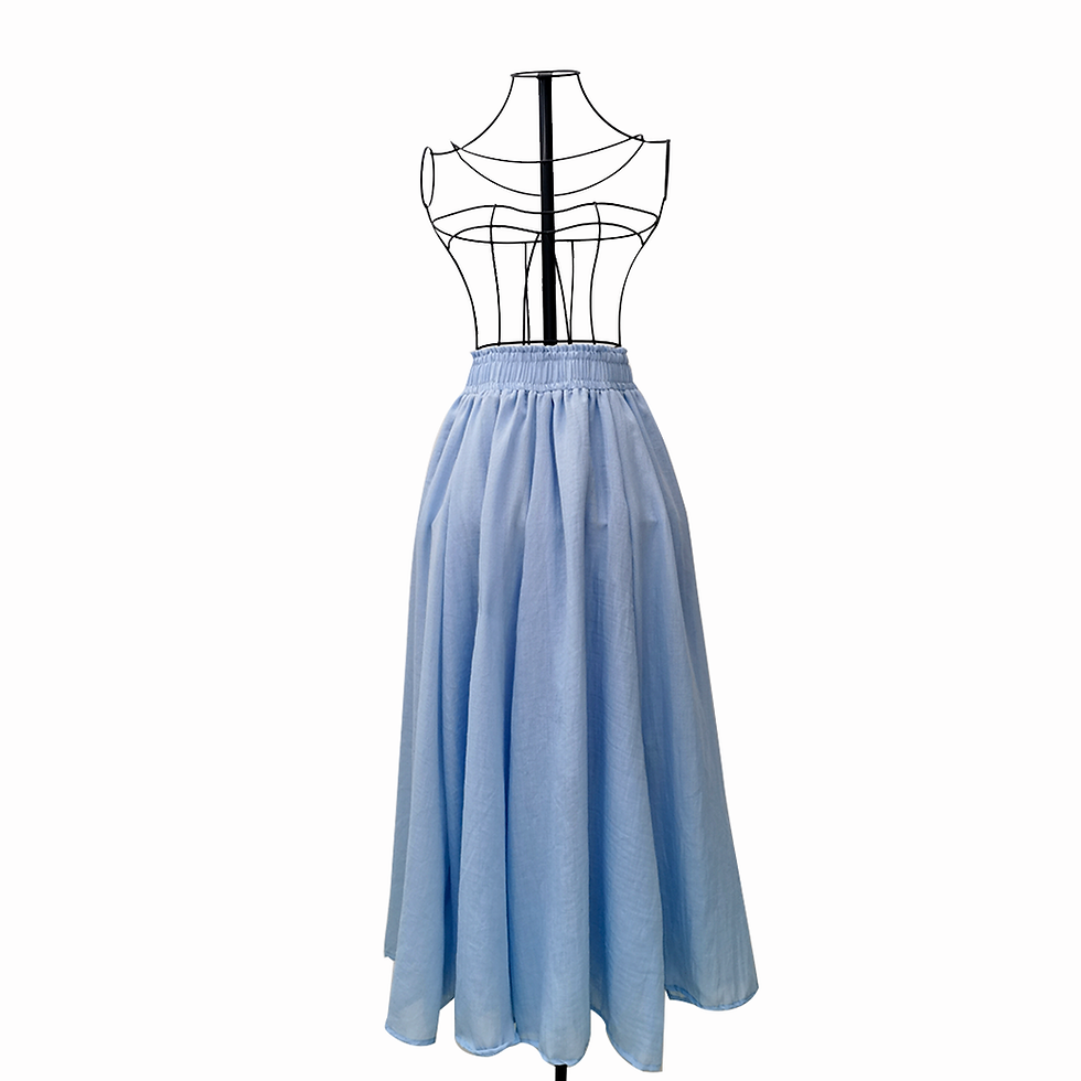 Miniatura: Falda Flow Azul
