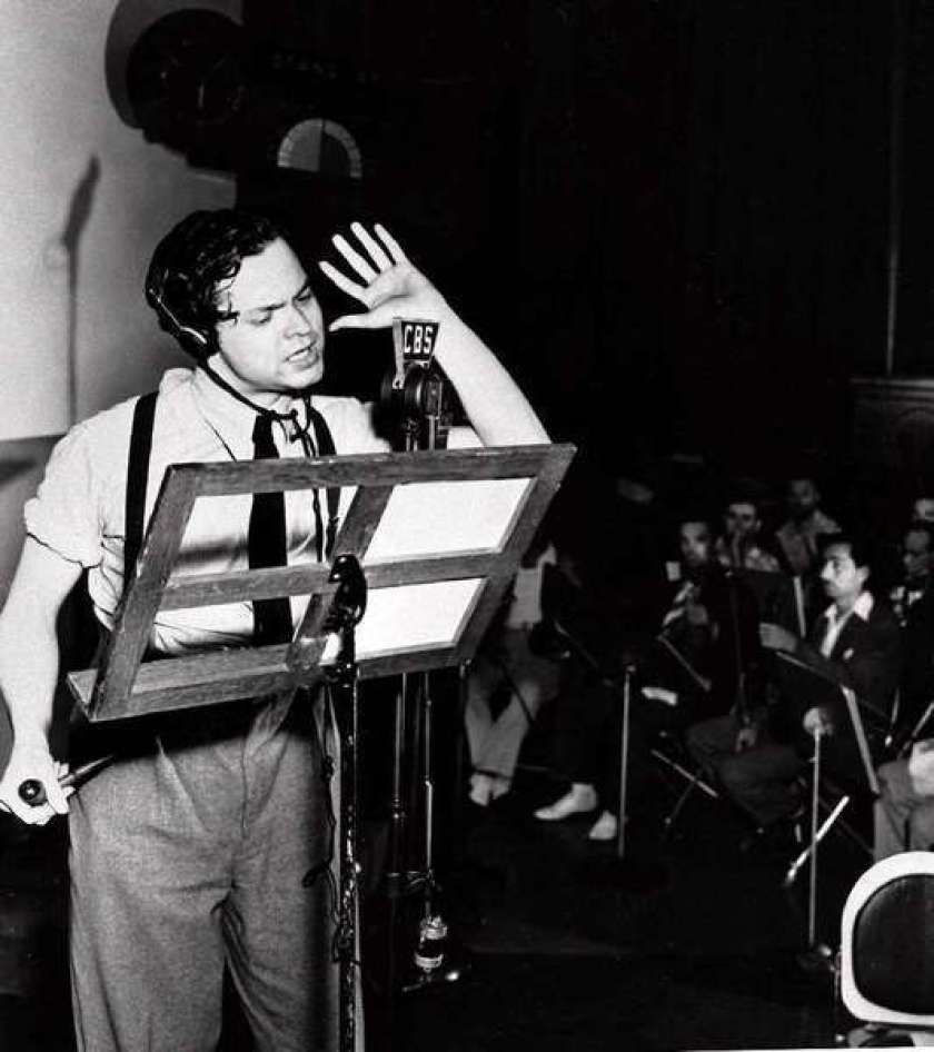 Orson Welles em "The Night That Panicked America"