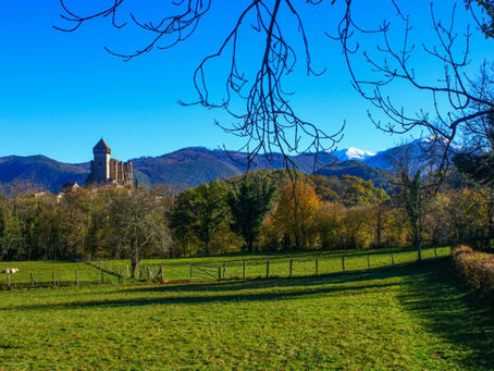 Ciel ensoleillé au-dessus des Pyrénées et du Comminges après plusieurs jours de temps instable.