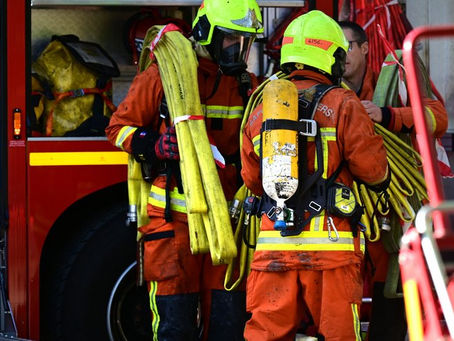 Intervention des pompiers après un incendie dans une maison de retraite du Comminges.