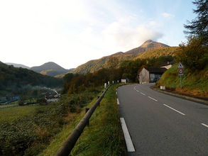 Vue de Sengouagnet dans le secteur d’Aspet et la Vallée du Job