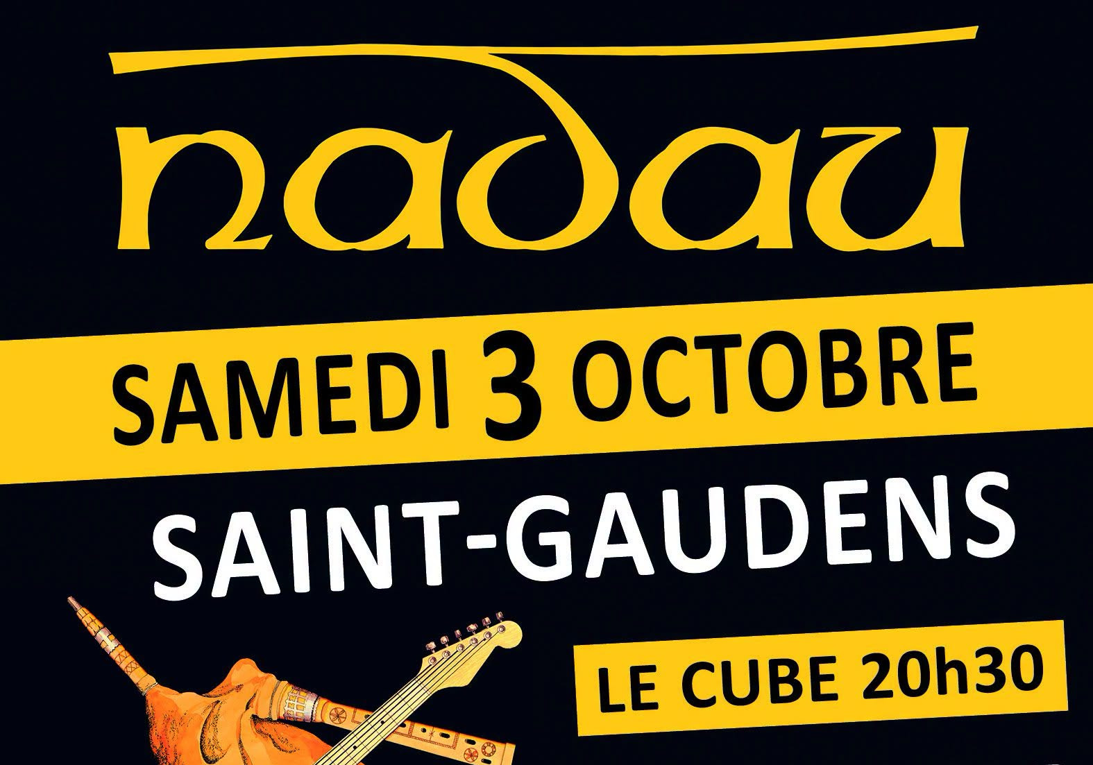 Le groupe Nadau en concert, symbole de la culture occitane, à l'occasion de sa venue au Cube de Saint-Gaudens.