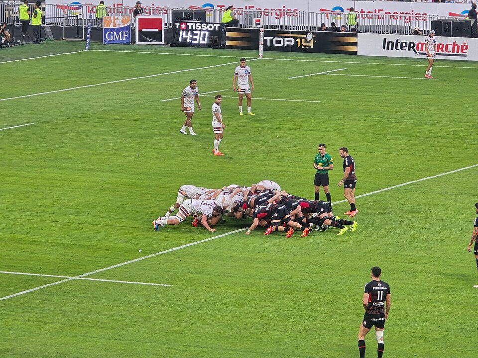 Stade Toulousain face à l'Union Bordeaux-Bègles en Top 14