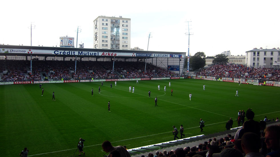 Stade Francis-Le Blé à Brest lors d’un match de football