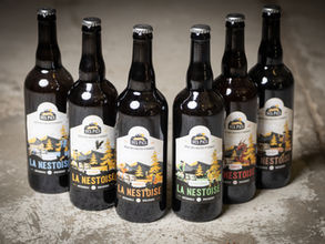 Gamme de bières artisanales La Nestoise produites par la Brasserie des Pics à Saint-Laurent-de-Neste.