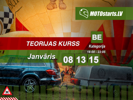 Teorētiskās apmācības kurss - JANVĀRIS