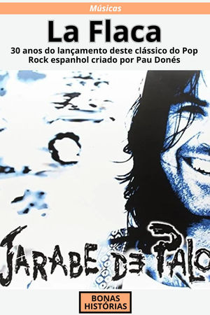 A música La Flaca foi composta em 1995 por Pau Donés e gravada em 1996 no álbum de estreia do Jarabe de Palo, uma das principais bandas espanholas de Pop Rock