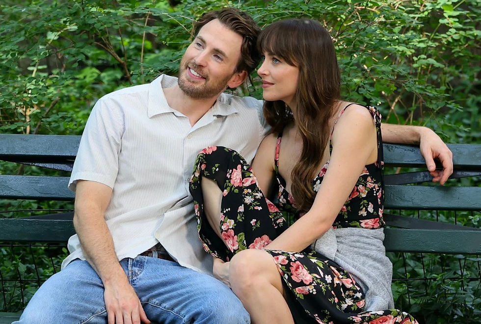 Dirigido e roteirizado por Celine Song, Amores Materialistas (Materialists: 2025) é o filme estrelado por Dakota Johnson, Pedro Pascal e Chris Evans