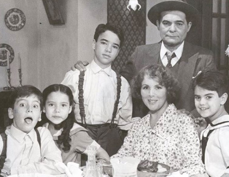 Cena da telenovela Éramos Seis