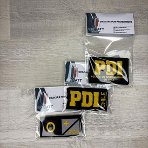 Parches Bordados PDI