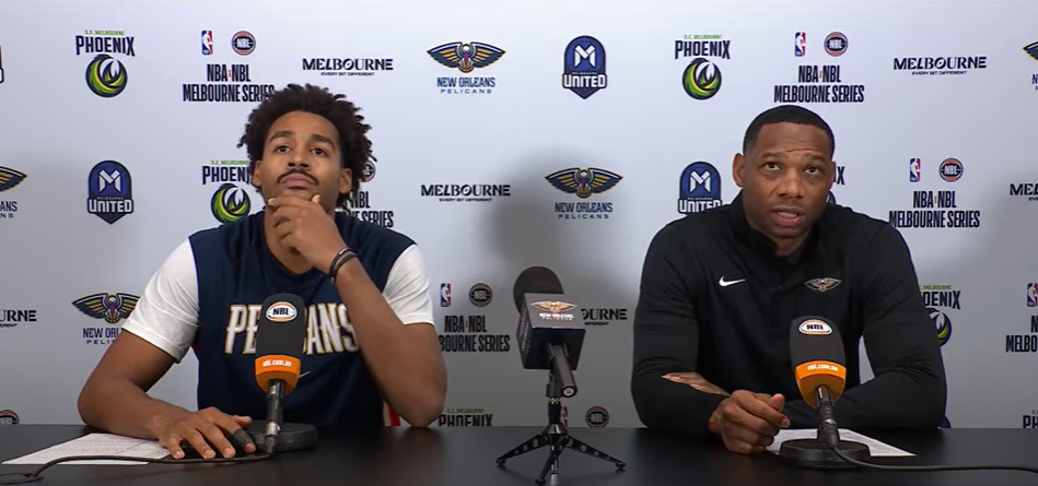 NBA Pelicans coach Willie Green (credit: NBL YouTube)