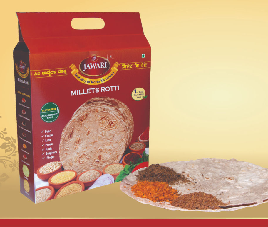 Millet (Great millet and kodo millet) Rotti.