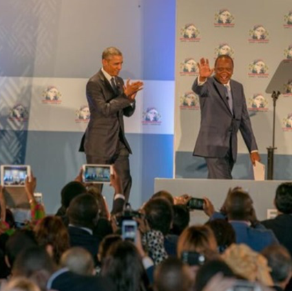 Being in the same room with President Mr.Barack Obama