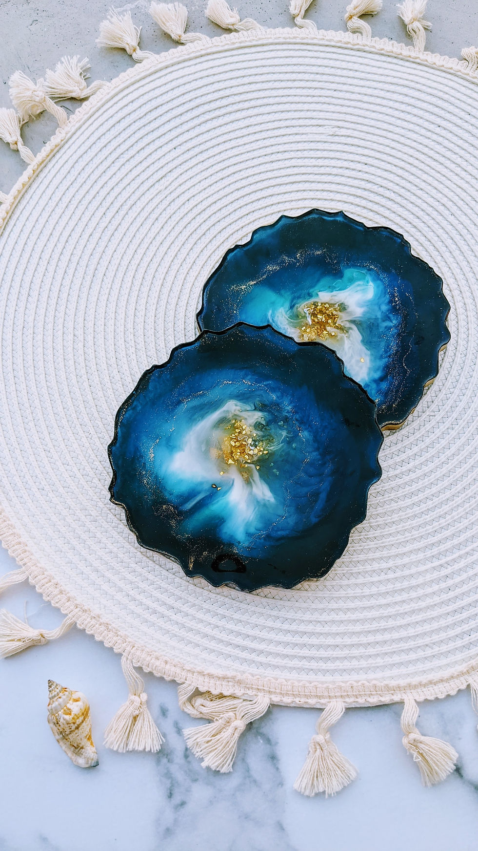 Resin Coaster Workshop "Festive Glow" Edition