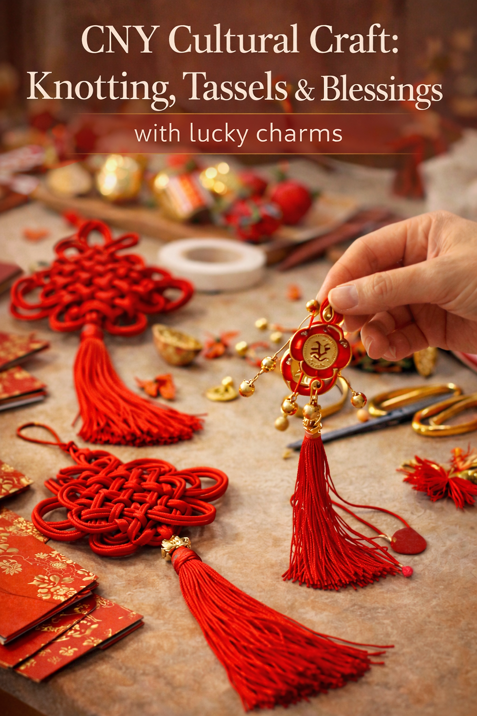 🧧 Corporate CNY Cultural Craft: Knotting, Tassels & Blessings