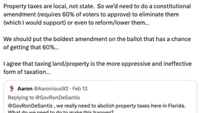 Gov. Ron DeSantis Backs Proposal To Eliminate Property Taxes in Florida