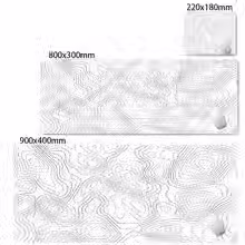 Miniature : Mouse Pad Gaming Deskmat With Lockedge Office Non-slip Carpet