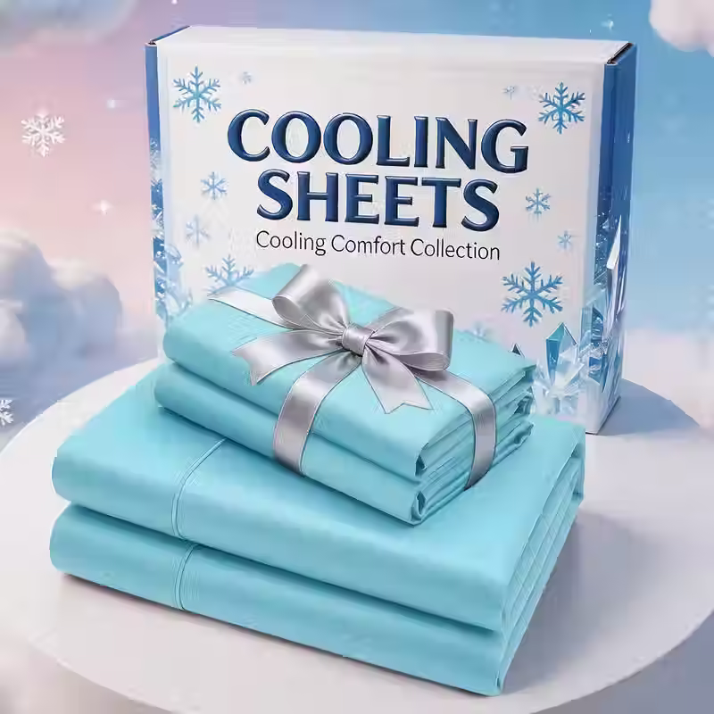 Miniatura: Extra Deep Pocket Bamboo Fiber Sheets Set