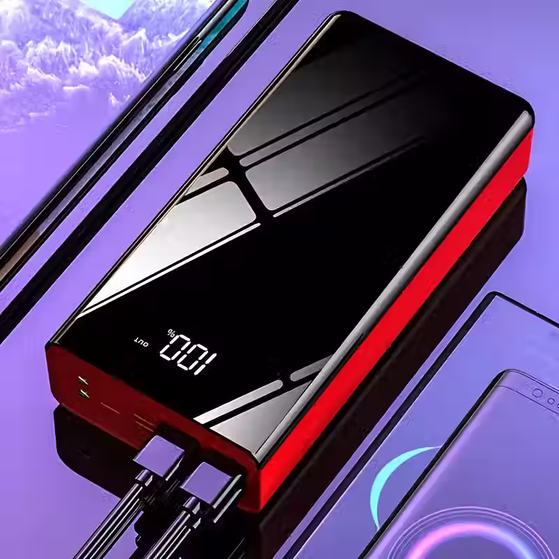 Thumbnail: Power Bank with Built-in LED Flashlight, LED Power Display, And Multiple Type