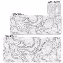 Miniature : Mouse Pad Gaming Deskmat With Lockedge Office Non-slip Carpet