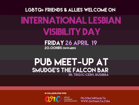 Pub Meet-Up on International Lesbian Visibility Day