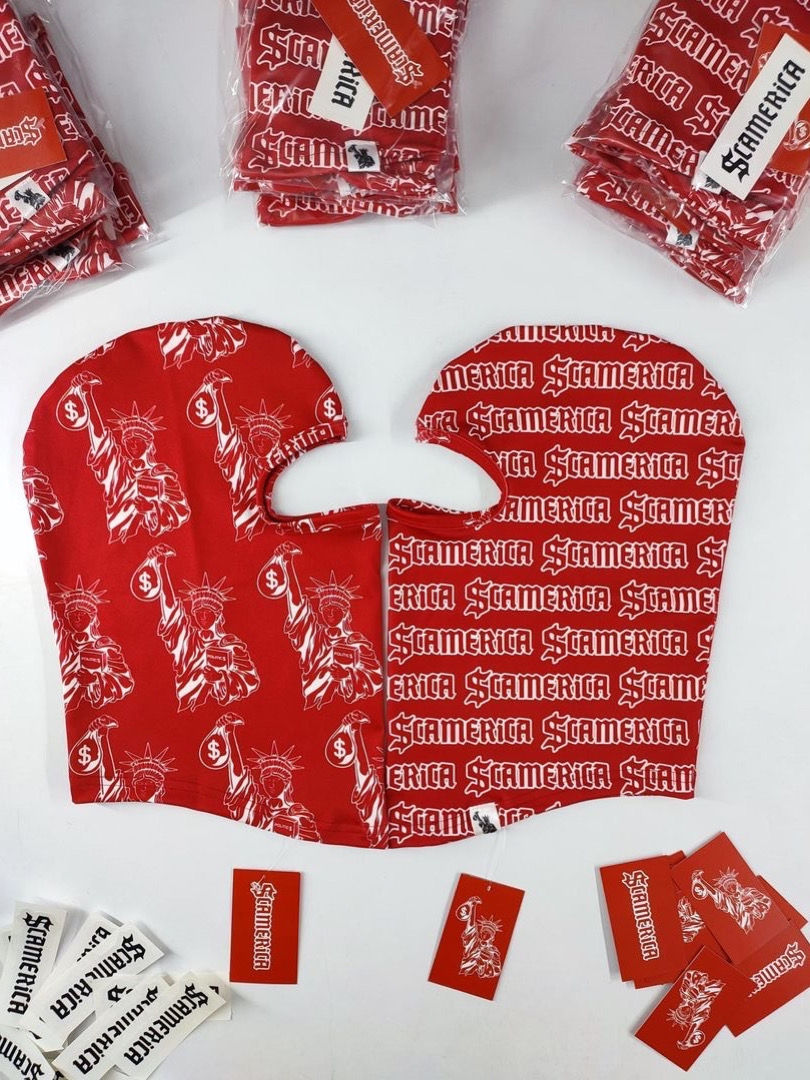 50/50 ski mask (red)