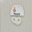 Miniature : Galatasaray Babydecke, Babymütze, Babyhandschuhe und Schnullerkette