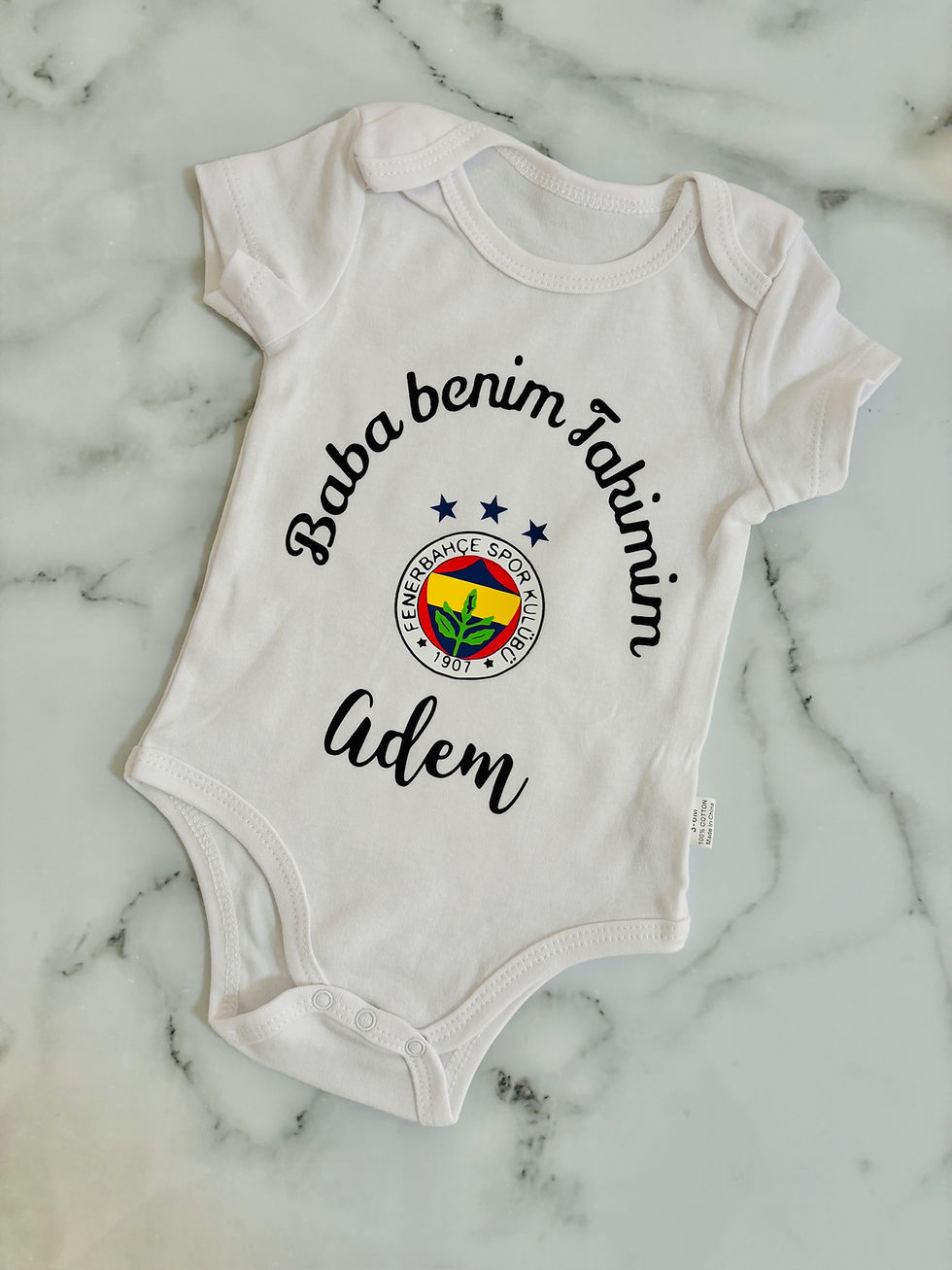 Miniaturbild: Besiktas, Trabzonspor, Fenerbahce und Galatasaray Babybody Personalisiert