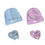Miniature : Gants de bébé et bonnet