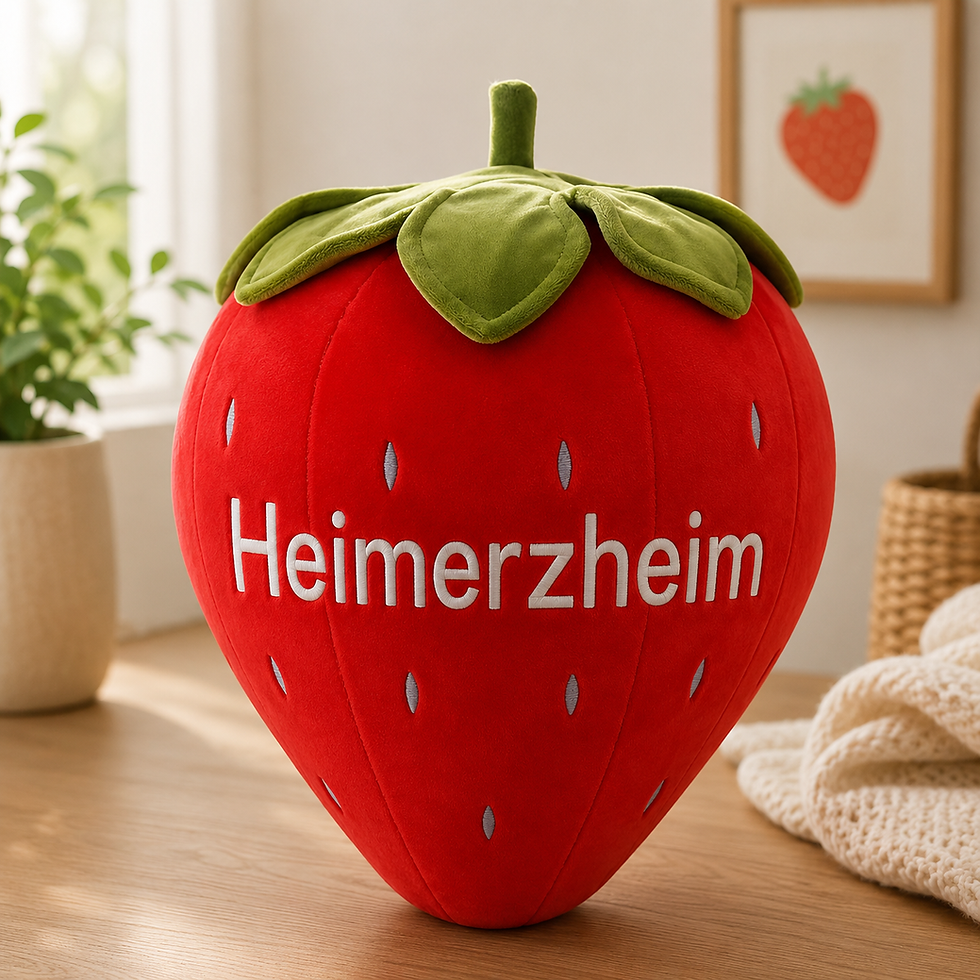 Thumbnail: Erdbeere Personalisieren Plüsch