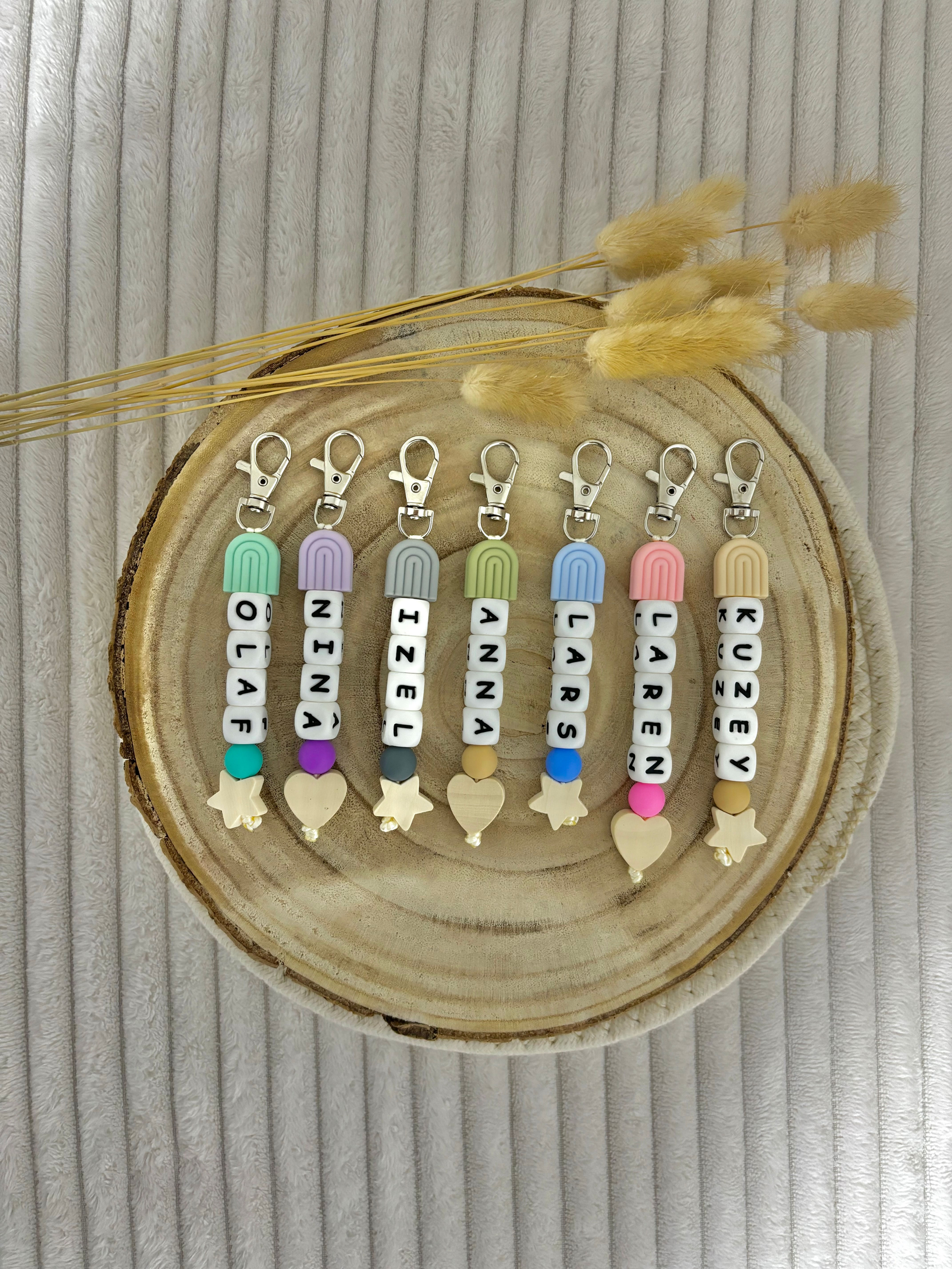 Schlüsselanhänger Personalisiert mit Namen, Schlüsselanhänger mit Namen