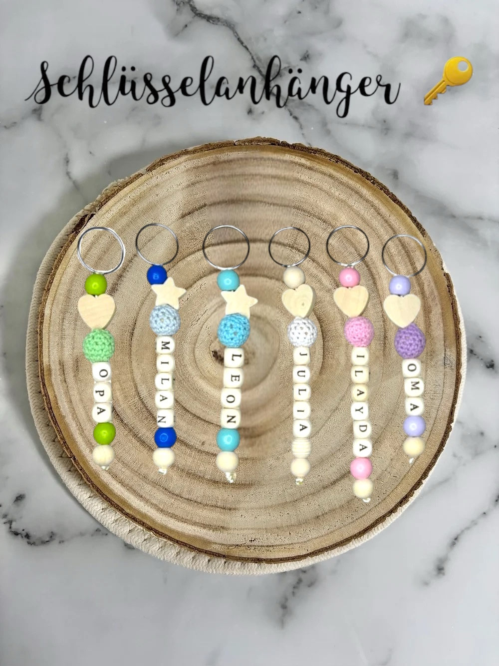 Perlen Schlüsselanhänger