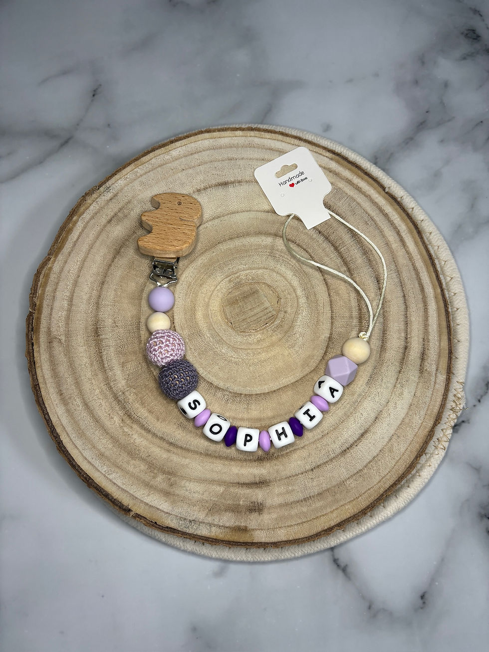 Miniatura: Catenella per ciuccio con motivo 2