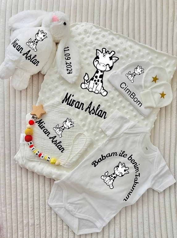 Miniature : Kit cadeau bébé, cadeau bébé, surprise pour la prononciation de grossesse