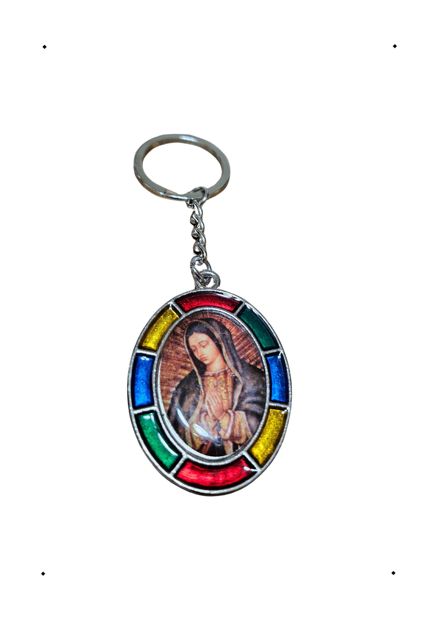 Llavero Virgen de Guadalupe Vitral Rostro