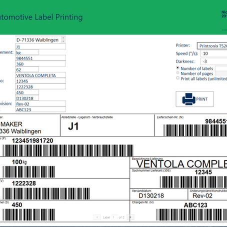 Printing barcode labels from the web. 
What does it mean for your business?