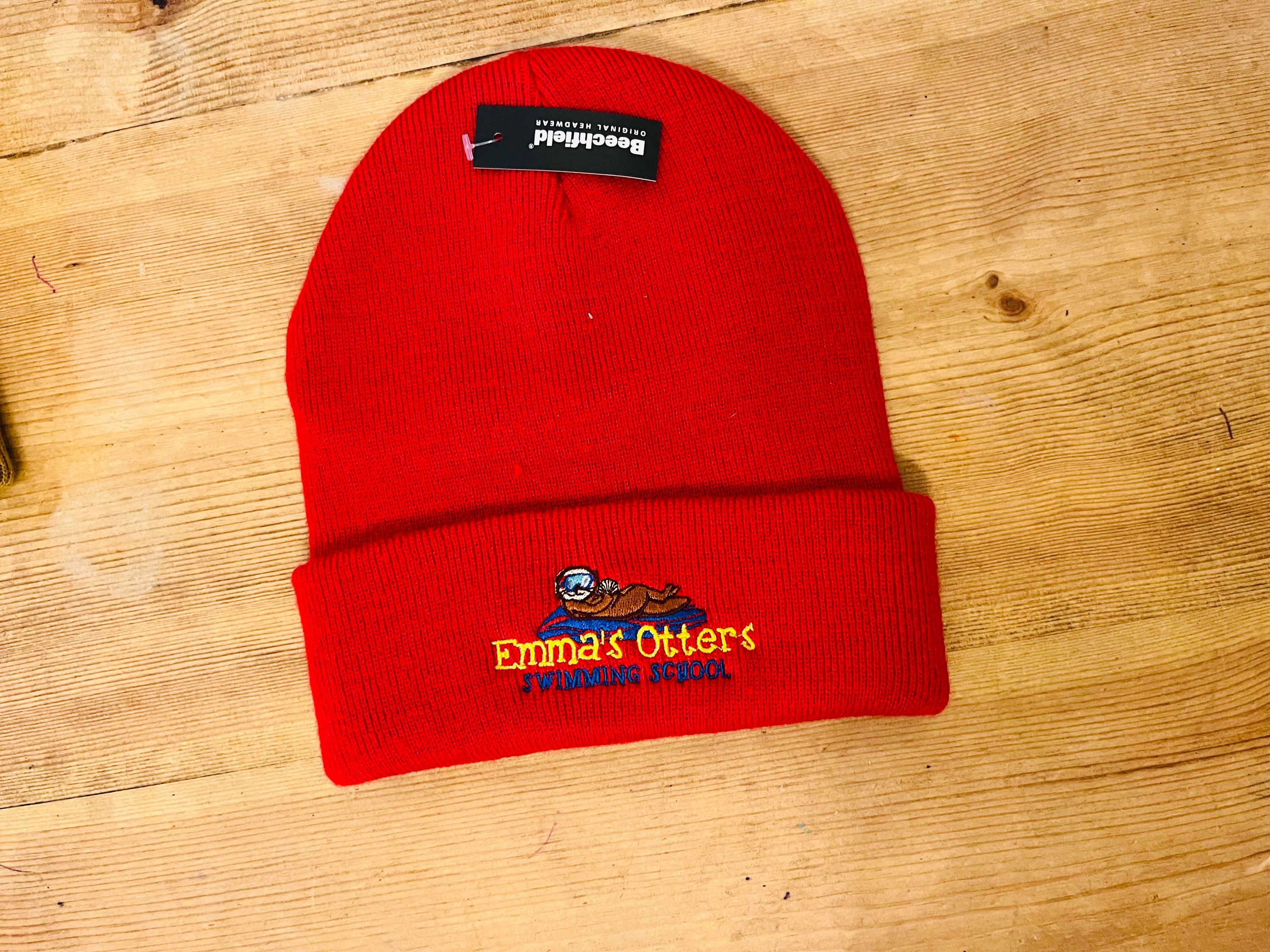 Red Emma’s otters logo hat