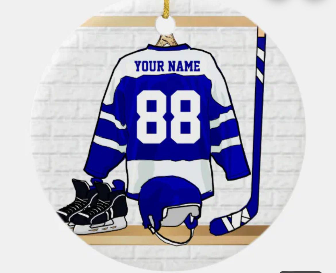 Hockey Ornament