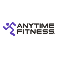 Anytime Fitness logo – Durable, slip-resistant flooring installed by Frey & Sons Flooring Co. in a fitness and gym facility.