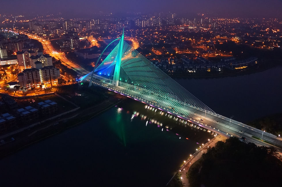 Jambatan Seri Wawasan at its glories