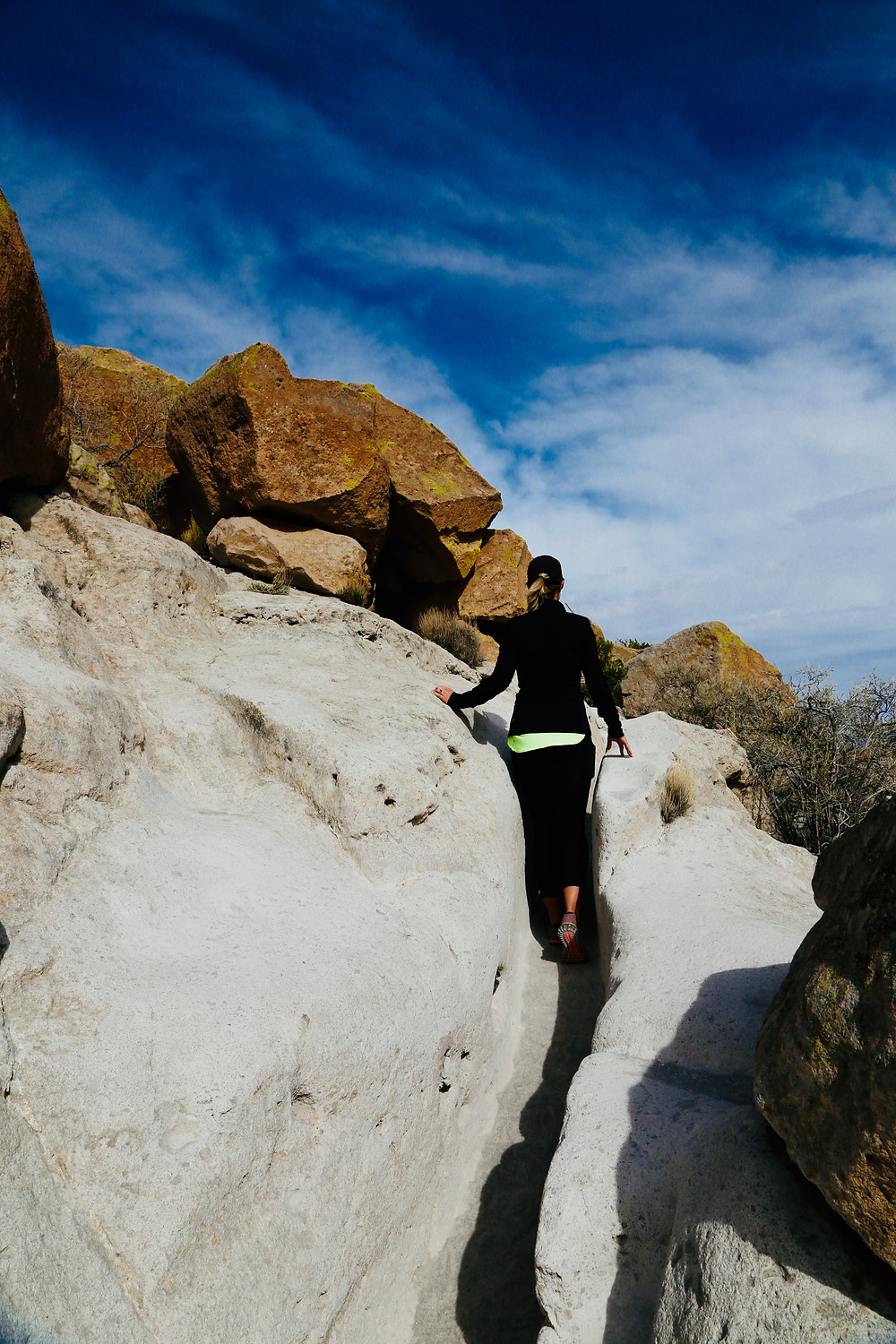 Bandelier National Monument, hike, travel, New Mexico, explore, Tsankawi trail, woman