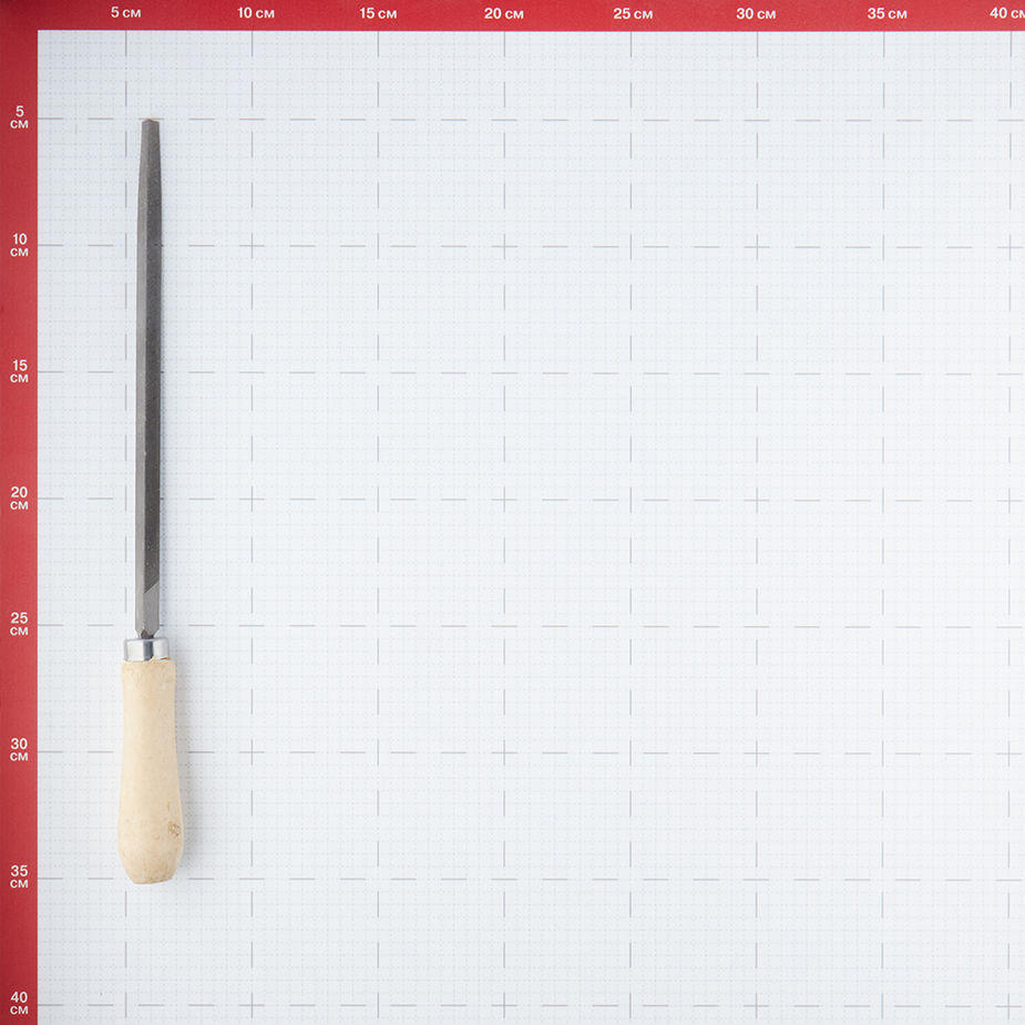 Миниатюра: Напильник по металлу треугольный 200 мм