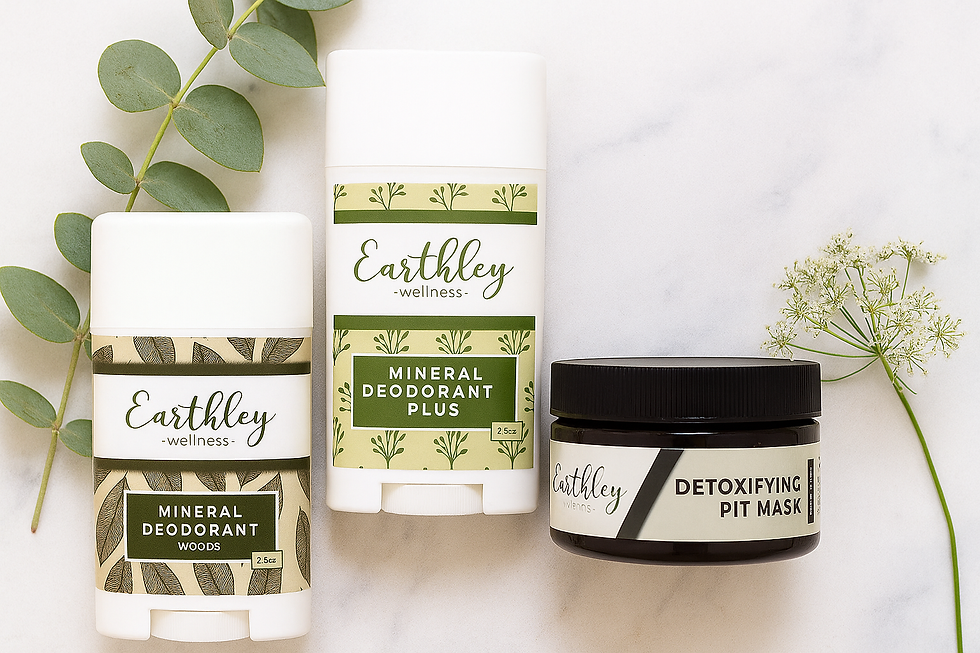 Earthley deodorant - aluminum-free, toxin-free deodorant by pretty crunchy girl