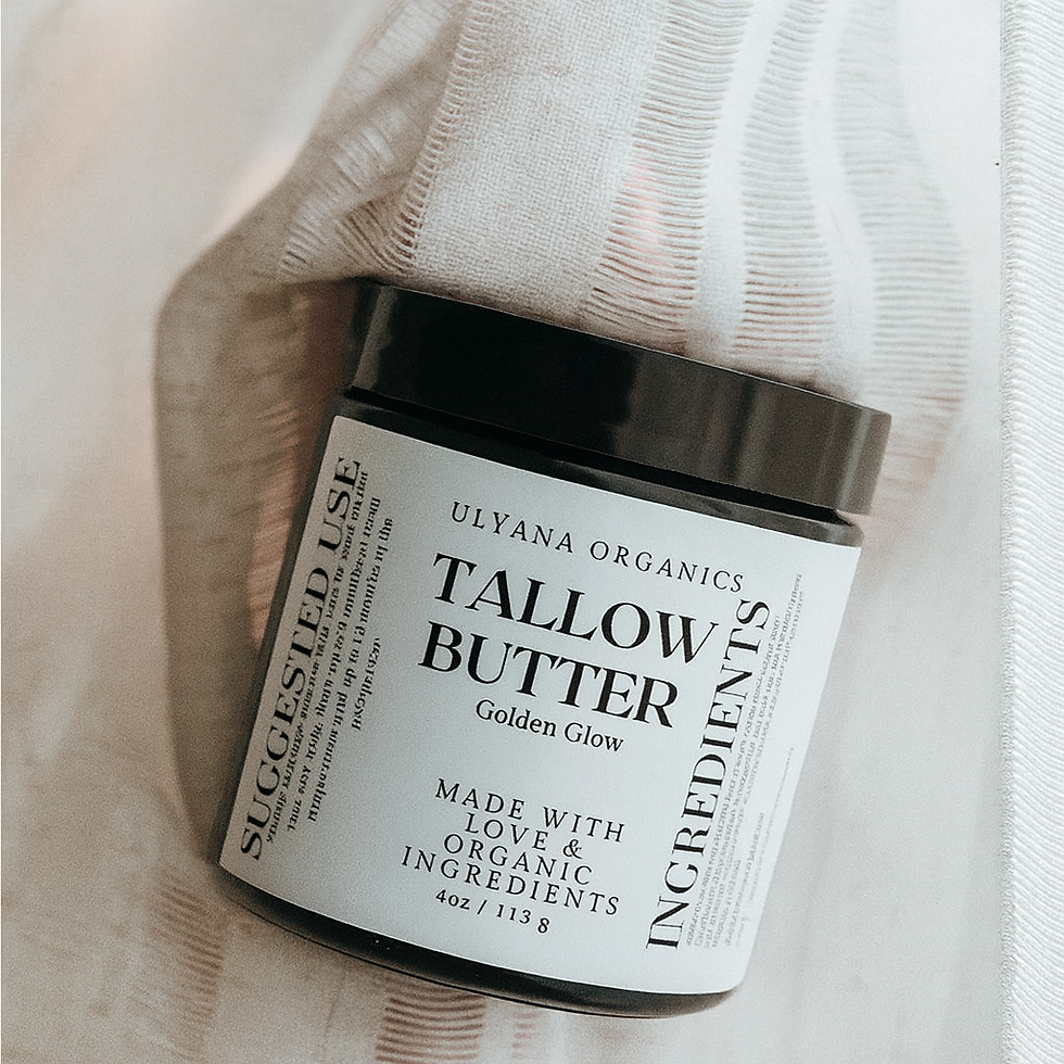 luxury tallow butter made with love and organic ingredients