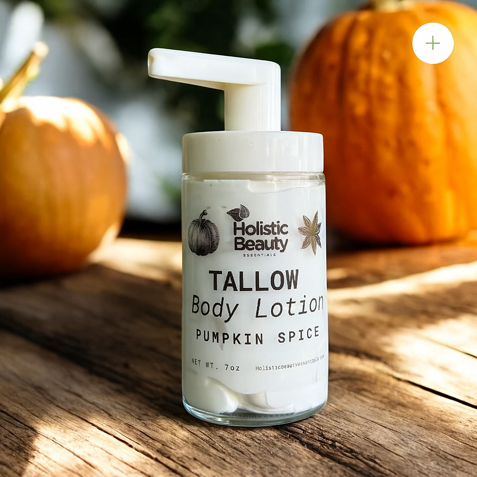 tallow lotion that's in a pump bottle for easy application