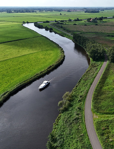 Friesland vanuit de lucht